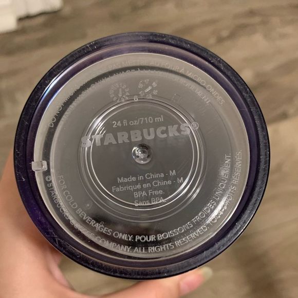 Starbucks Sand Flow Glitter Tumbler 24 oz NO STRAW - Picture 3 of 5